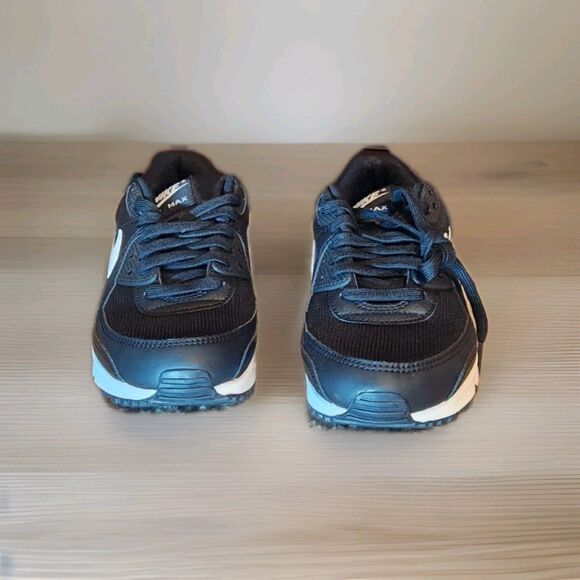 Size 7.5 - Nike Air Max 90 Black White W - Picture 2 of 6